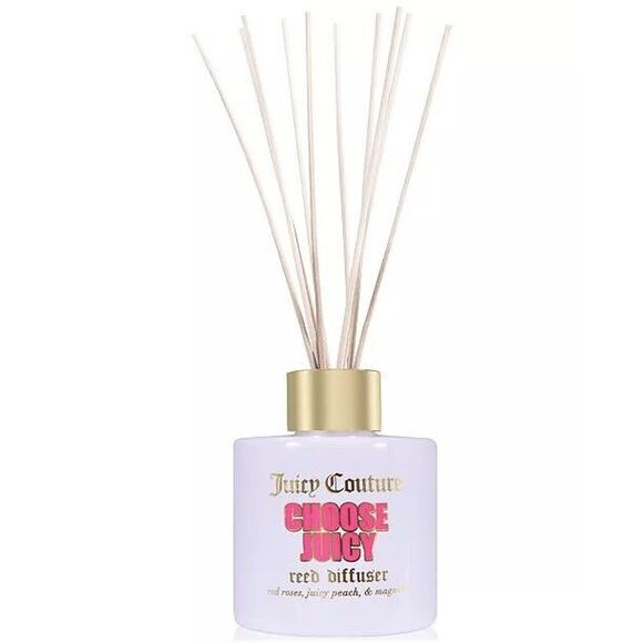 Juicy Couture 3.4 oz Reed Diffuser ROSE PEACH MAGNOLIA Hotel Spa Luxury Glam - Picture 7 of 16